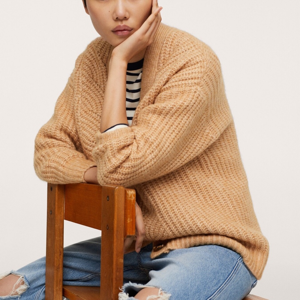 Mango oversized cardigan - Picture 3 of 7